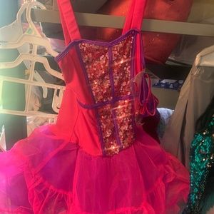 Girls dance costume